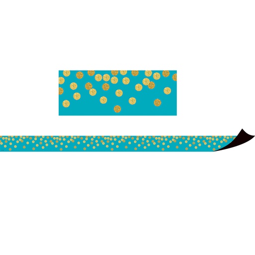 [77389 TCR] Teal Confetti Magnetic Border