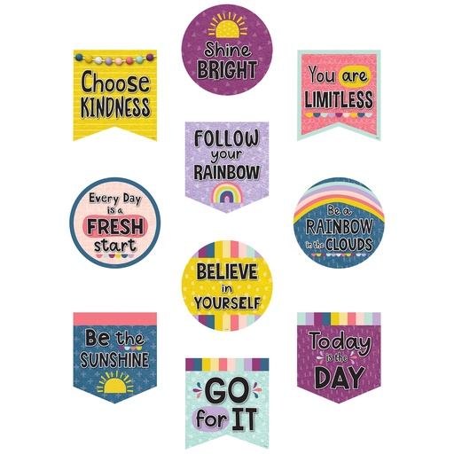 [9038 TCR] Oh Happy Day Positive Sayings Accents