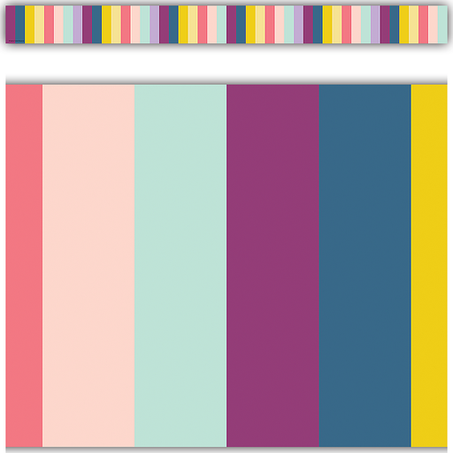 [9088 TCR] Oh Happy Day Stripes Straight Border Trim