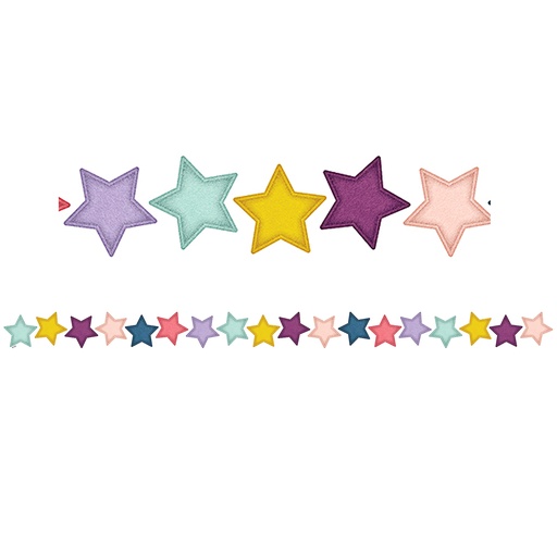 [9089 TCR] Oh Happy Day Stars Die-Cut Border Trim