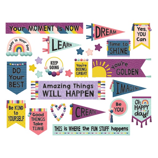 [9023 TCR] Oh Happy Day Positive Mini Bulletin Board