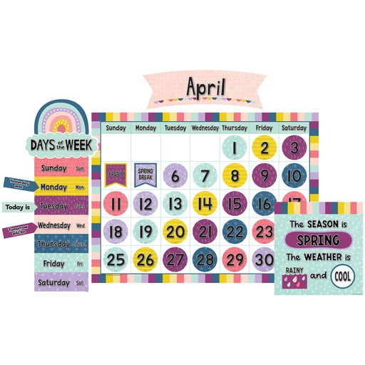 [9021 TCR] Oh Happy Day Calendar Bulletin Board