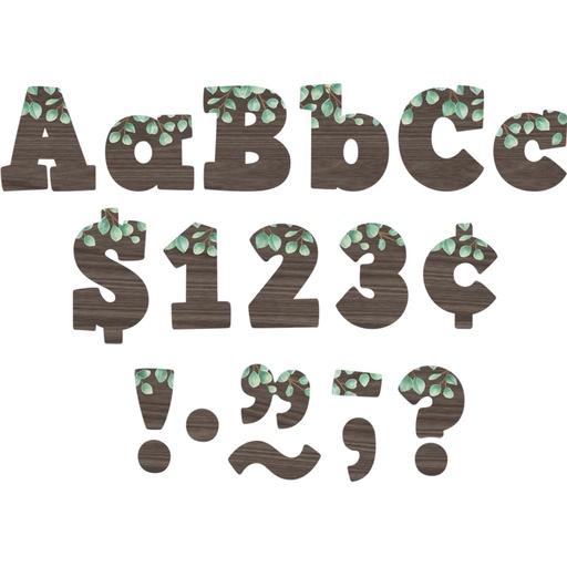 [8450 TCR] Eucalyptus 4" Bold Block Letters Combo Pack