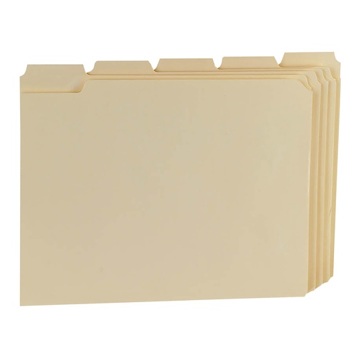 [75215 ESS] 100ct Fifth Cut Manila File Folders     Box