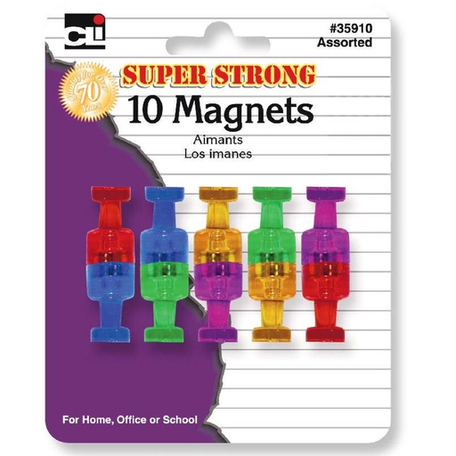 [35910 CLI] 10ct Push Pin Magnets