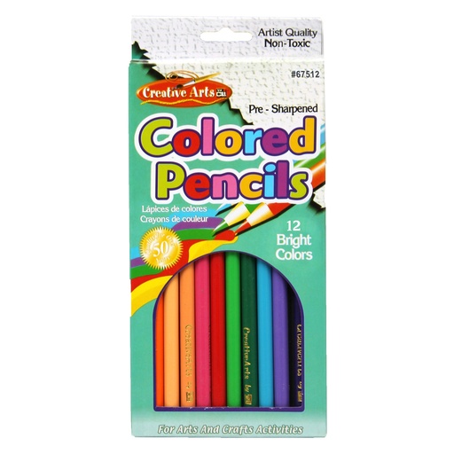 [67512 CLI] 12ct Creative Arts Colored Pencils