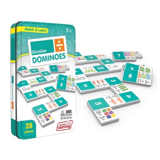 [671 JL] Division Dominoes