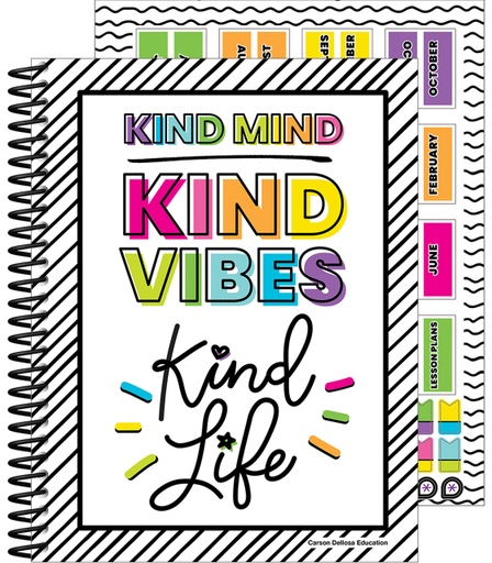 [105031 CD] Kind Vibes Teacher Planner