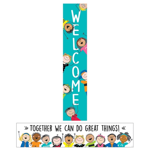 [10698 CTP] Stick Kids Welcome Banner