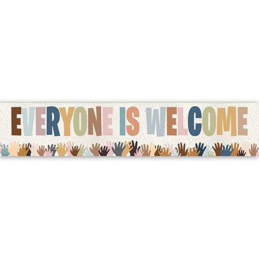 [7131 TCR] Everyone is Welcome Helping Hands Banner