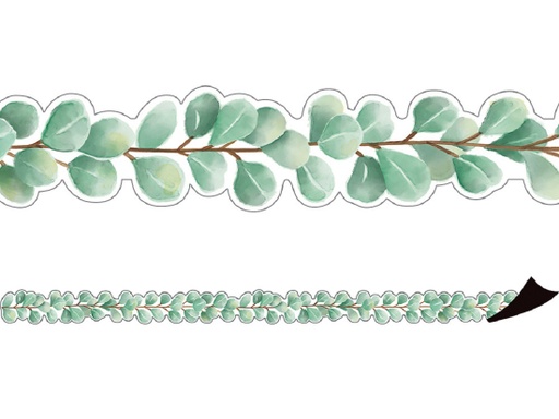 [77557 TCR] Eucalyptus Die-Cut Magnetic Border