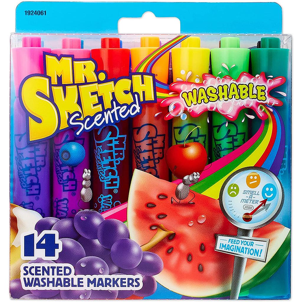 Mr. Sketch® Scented Washable Chisel Marker Sets, 10-Color 