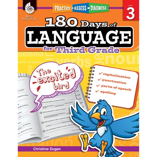 [51168 SHE] 180 Days of Language Grade 3