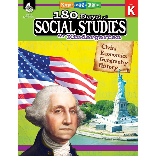 [51392 SHE] 180 Days of Social Studies for Kindergarten