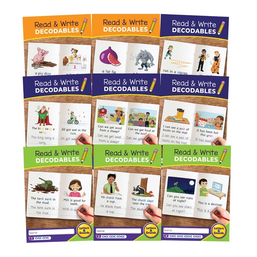 [690 JL] Read & Write Decodables Set A