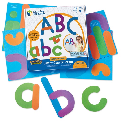 [8554 LER] 21pc Magnetic Letter Construction Demo Set