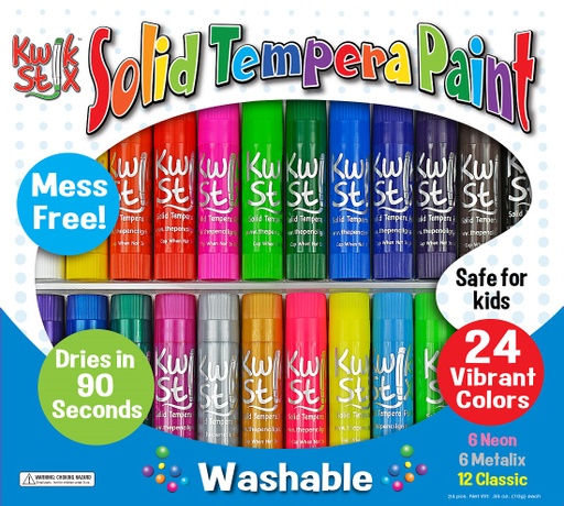 [604 TPG] 24ct Kwik Stix Tempera Paint Set