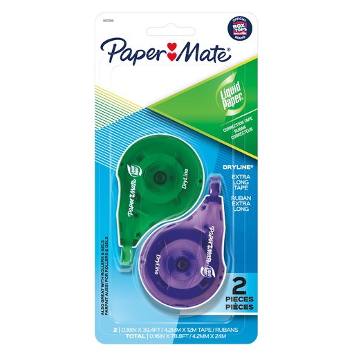 [6137206 SAN] 2ct Paper Mate Dryline Correction Tape