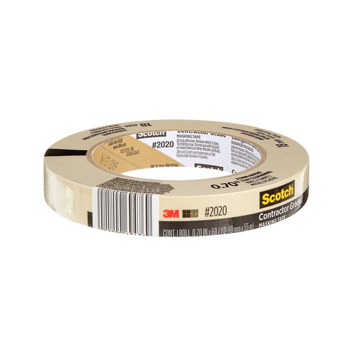 [10118 MMM] 3/4" x 60yds Masking Tape Roll