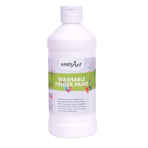 [241005 RPC] 16oz White Washable Finger Paint