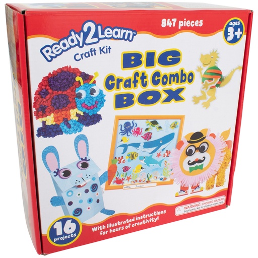 [CE10063 CTU] 800+ Piece Big Craft Combo Box - 16 Projects