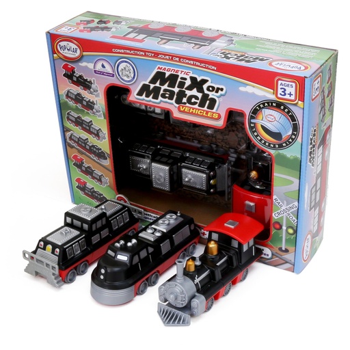 [60320 POP] Popular® Playthings Magnetic Mix or Match® Train Vehicles