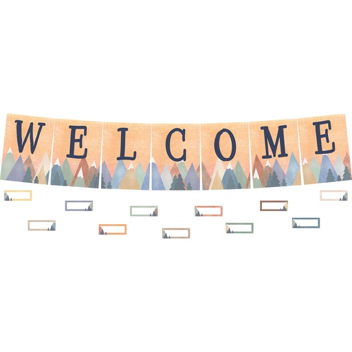 [9140 TCR] Moving Mountains Welcome Bulletin Board Set
