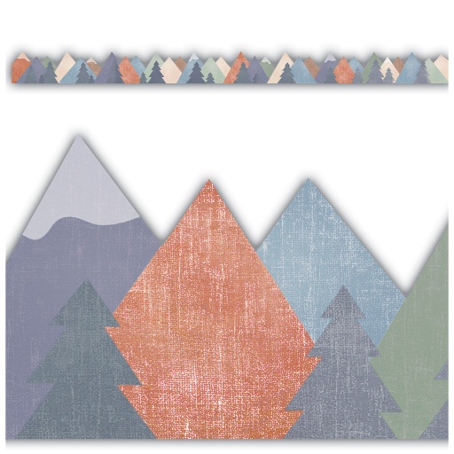 [9147 TCR] Moving Mountains Die-Cut Border Trim