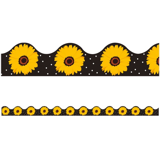 [845670 EU] The Hive Black Floral Deco Trim®