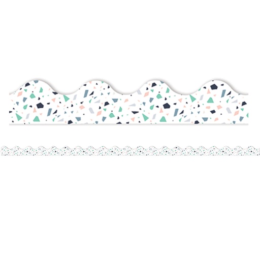 [845317 EU] Simply Sassy White Terrazzo Deco Trim®