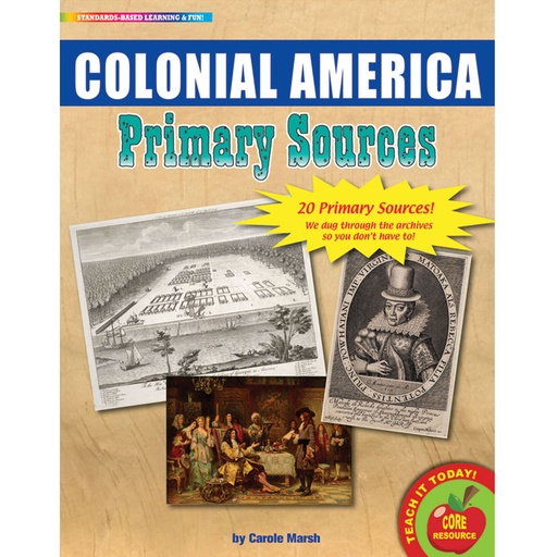 [PSPCOL GP] Primary Sources: Colonial America