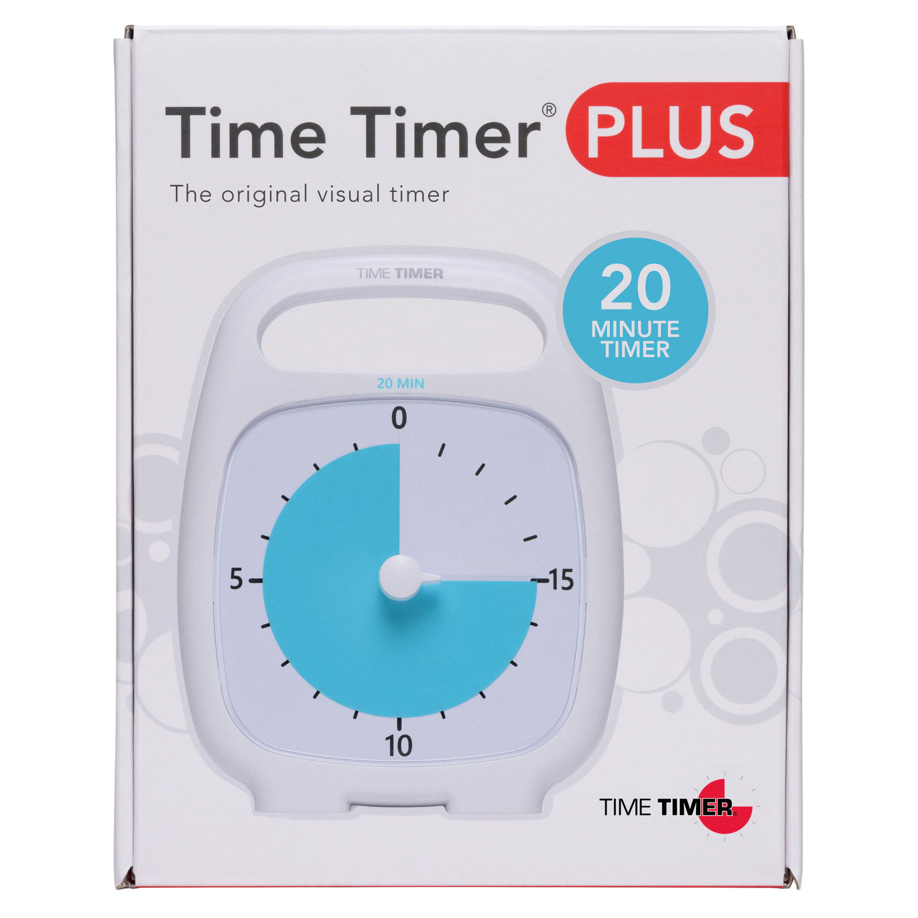 Time Timer Plus , 20 Minute Timer, White