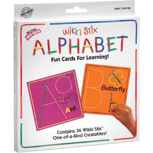 [606 WKX] Wikki Stix® Alphabet Card Set