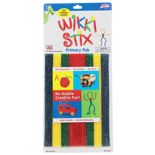 [803 WKX] 48ct Wikki Stix® Primary Colors