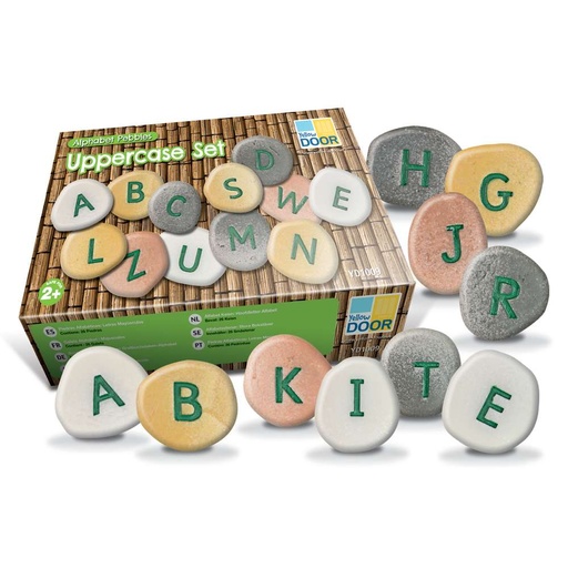 [YUS1009 YD] 26ct Uppercase Alphabet Pebbles