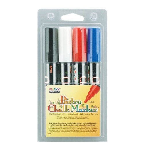 Jam Paper Markers, Chisel Tip Chalk Marker, White, Sold Individually