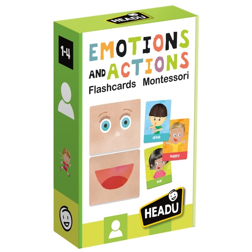 [EN24650 HDU] Flashcards Emotions and Actions Montessori