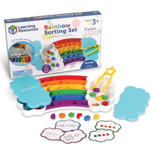 [3378 LER] Rainbow Sorting Trays