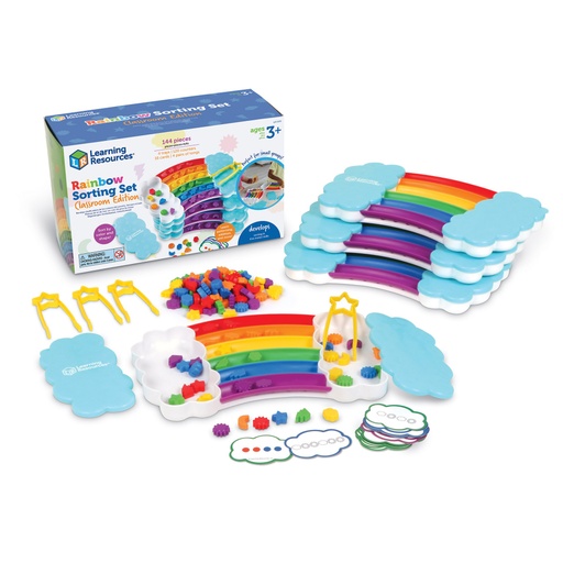 [3379 LER] Rainbow Sorting Trays Classroom Edition