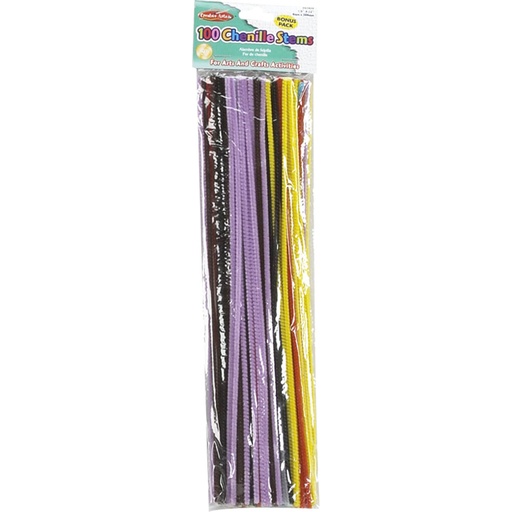 [65400 CLI] 4mm Assorted 12" Stems 100ct Pack