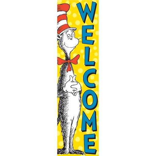 [849664 EU] Cat in the Hat™ Welcome Vertical Banner