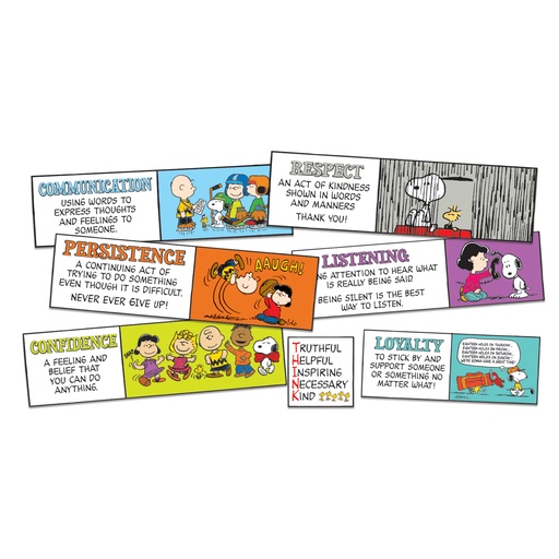 [847618 EU] Peanuts® Character Building Mini Bulletin Board Set