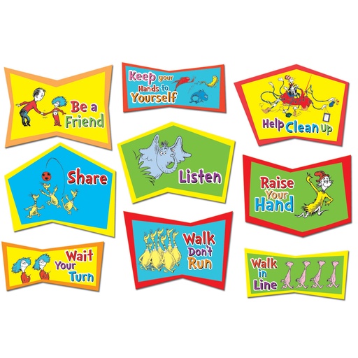 [847131 EU] Dr. Seuss™ Classroom Rules Bulletin Board Set