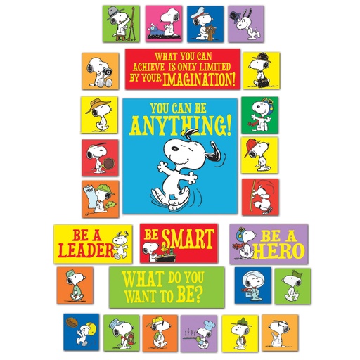 [847683 EU] Peanuts® You Can Be Anything Bulletin Board Set