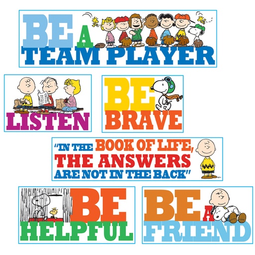 [847542 EU] Peanuts® Be The Best You Can Be Bulletin Board Set