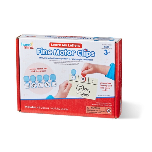 [95380 H2M] Learn My Letters Fine Motor Clips