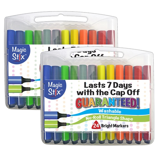 [397-2 TPG] Triangular Markers, 24 Per Pack, 2 Packs