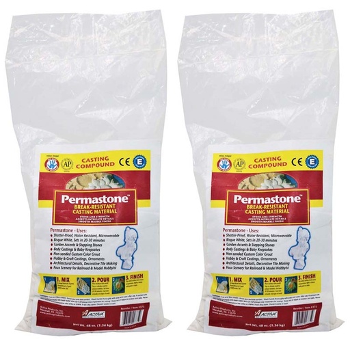 [375-2 API] PermaStone™ Casting Compound, 48 oz., Pack of 2