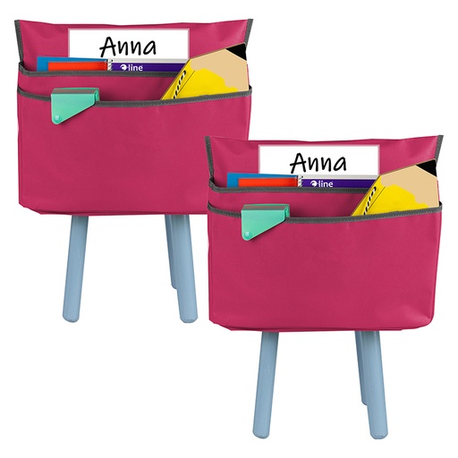 [10417-2 CL] Large Chair Cubbie™, 17", Sunset Red, Pack of 2