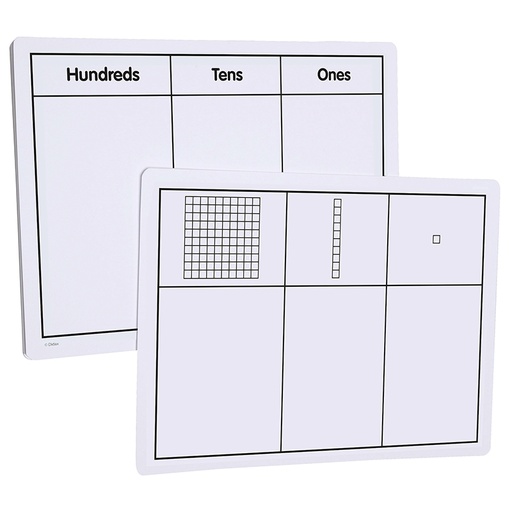 [211013 DD] Write-On/Wipe-Off Base Ten Blocks, Set of 10